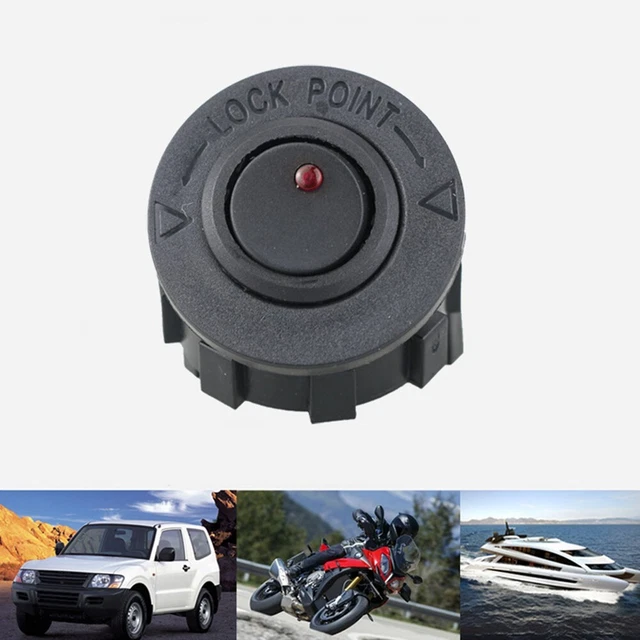 Panneau D'interrupteurs étanche 6 Boutons – 12V/24V LED – Pour Bateau, Voiture, Marine – Noir
