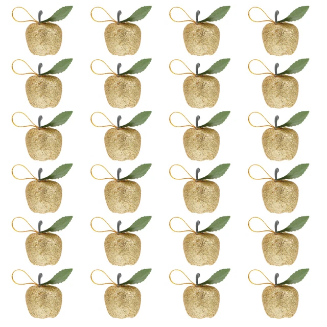 24 Pcs Oggetti Di Scena Per Foto Mele Di Natale Addobbi Natalizi Pendente