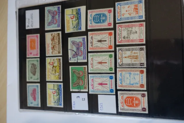 Verkaufe eine alte Sammlung Dubai mit Besseren, etwa 1963 bis 1972