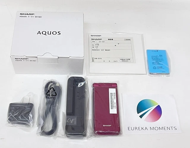 Téléphone Sharp Aquos SH-01J DOCOMO, Android à Clapet Noir, Débloqué, état Bon