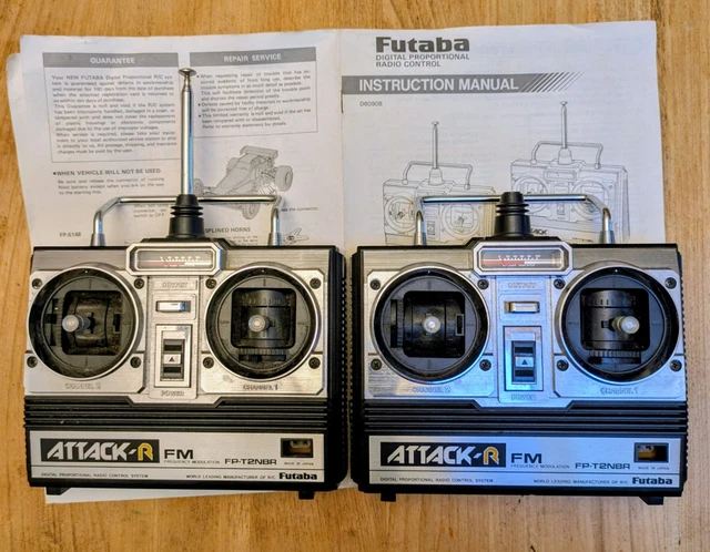 Futaba R607fs Transmitter TWO VINTAGE FUTABA Attack R transmitters £21.48 - PicClick UK