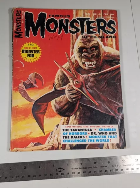 Famous Monsters of Filmland 44 may 1967  King Kong Cover Dr Who The Tarantula