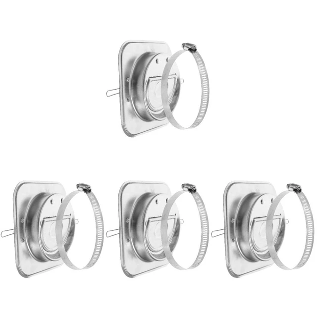 4 Sets Sortie D'échappement De Gamme Tuyau Portatif Tuyau Inoxydable Connecteur