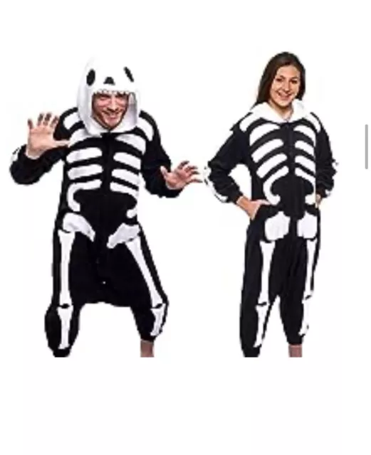 Unisex Adult Plush Skeleton One Piece - Cosplay Costume