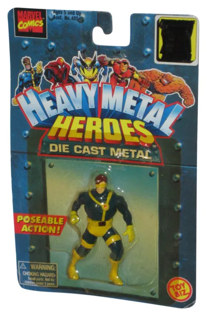 Marvel Heavy Metal Heroes X-Men Cyclops Die-Cast (1997) Toy Biz Mini Figure - (M