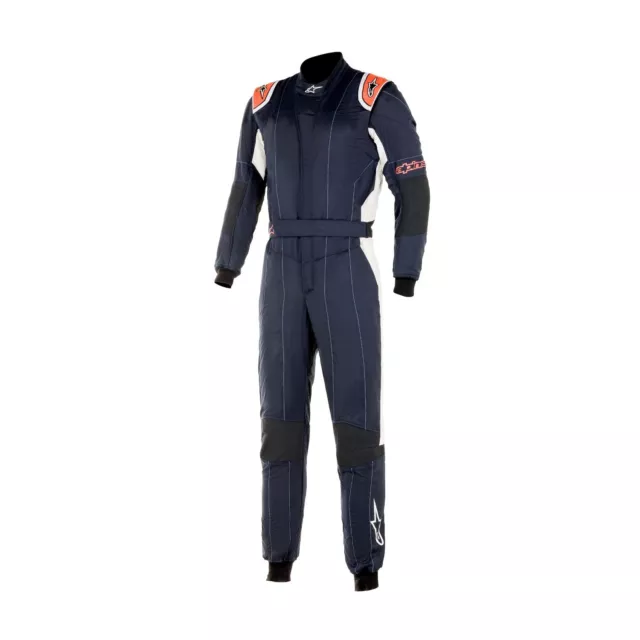 Neu Alpinestars Rennoverall GP TECH V3 Marineblau (mit FIA) (44)