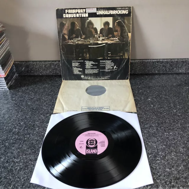 Lp Vinyl Fairport Convention Album Unhalfbricking 1969 Uk Ist Press  Vg+/Ex 3