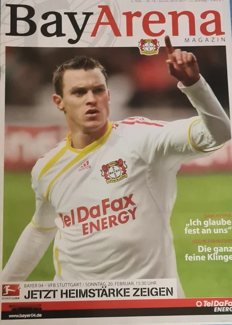 2010/11 1.BUNDESLIGA BAYER 04 Leverkusen VFB Stuttgart EUR 1,00