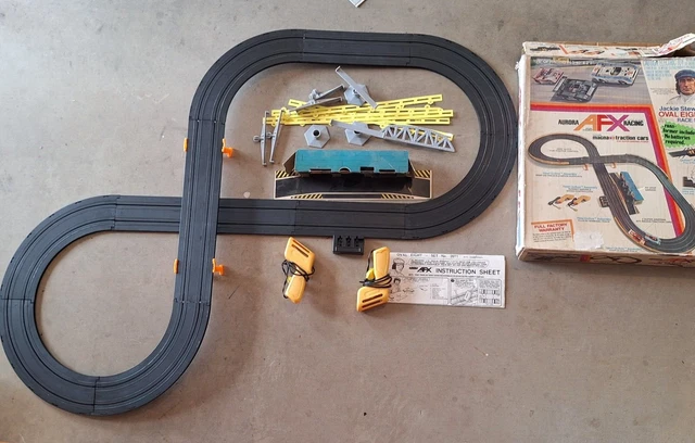 Jackie Stewart Afx Slot Track Aurora AFX Slot Car Race Track Set