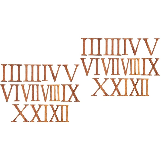 2x comodo orologio digitale fai da te riparazione numero orologio da parete parti romane