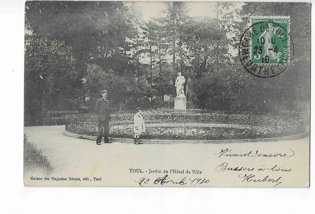 54  Toul  Jardin De L Hotel De Ville