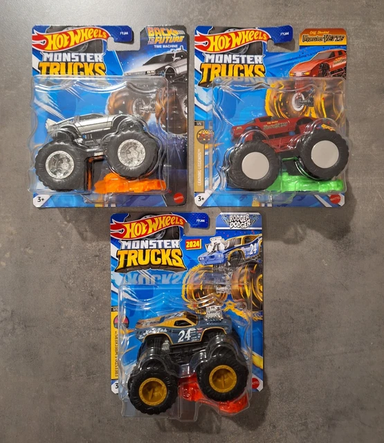 HOT WHEELS MONSTER Trucks 2024 Delorean Time Machine Monster Vette
