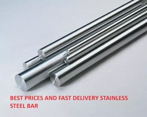 Stainless Steel Round Bar 304 Stainless Steel Rod 3mm up to 50mm all lengths