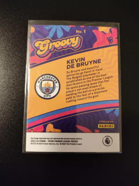 2023-24 PANINI PRIZM Premier League Kevin De Bruyne Groovy Man City ...
