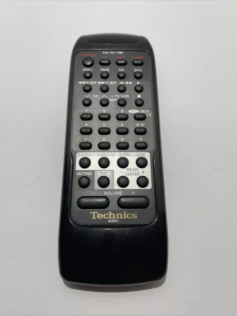 Technics RAK-SA112MH Audio Remote Control Original Genuine OEM TESTED WORKS