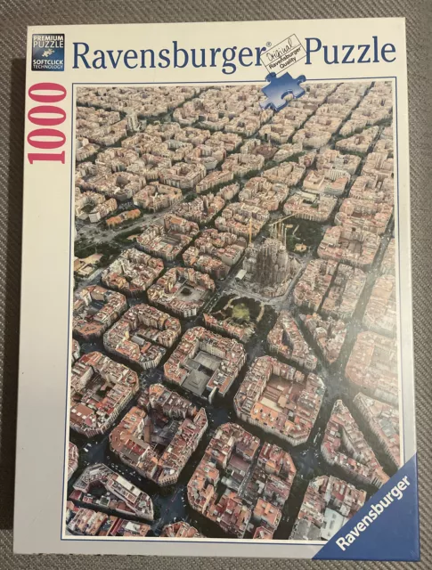 Jigsaw Puzzle - Barcelona From Above - 1000 Piece New & Sealed 2019 Ravensburger