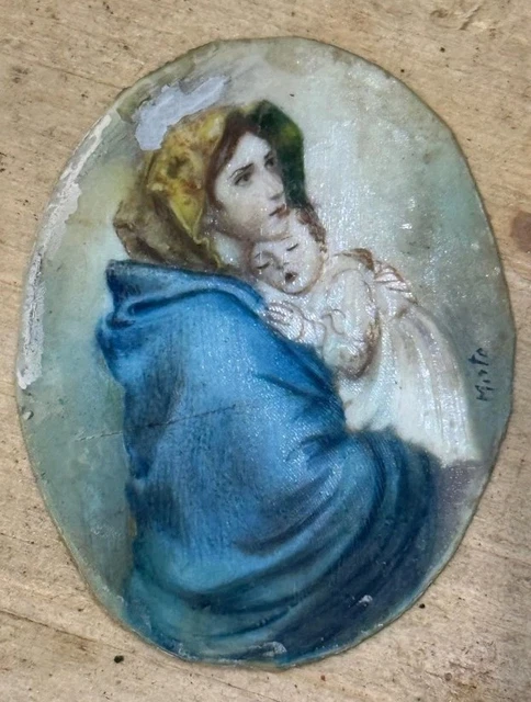 QUADRO ROBERTO Ferruzzi Madonna del riposo STAMPA Giclée