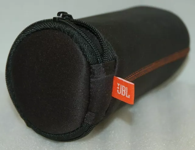 GENUINE JBL Flip 1/2 Zipper Sleeve Case BLACK Travel Bag bluetooth speaker skin