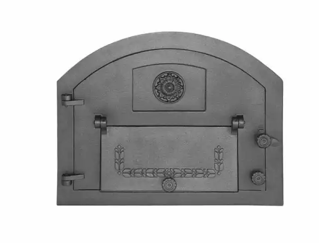 Cast Iron pizza oven door | bread oven doors | fire door | 610x480 | Left