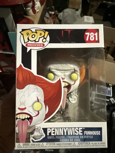 MINT It Chapter 2 Pennywise Licking Tongue Funhouse Scene Funko Pop! Figure #781