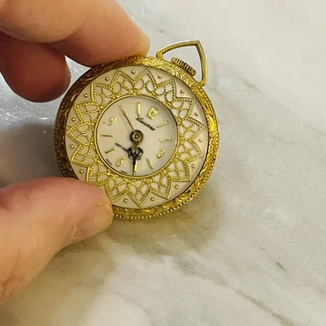 Vintage Lucerne Swiss Made Reversible Watch Pendant N… - Gem