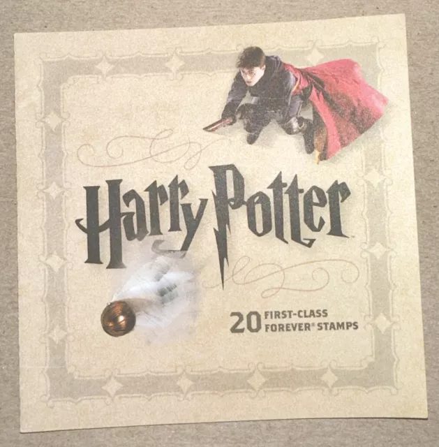 USPS Harry Potter Forever Postage Stamps Collectors 2013 USA Booklet 20 stamps