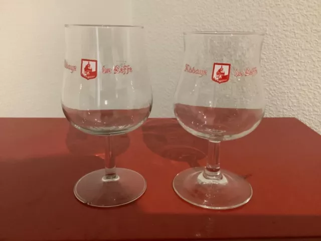 DUO DE VERRES À VERRES À BIÈRE LEFFE 25 cl édition limitée