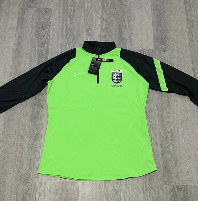 Top riscaldante Nike Academy Pro FAMOA 1/4 cerniera strato intermedio da donna grande distintivo 14 FA