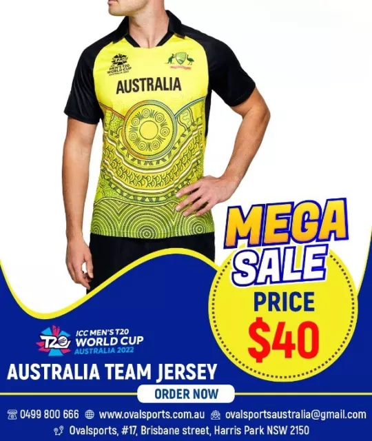 Australia Cricket World Cup Jersey T-Shirt