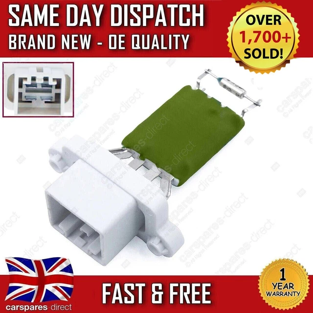 FORD FIESTA MK6 / Mk7 Heater Blower Motor Fan Resistor With 4 Pins 2001