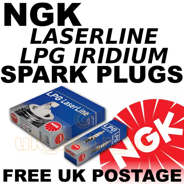 6x NGK LASERLINE LPG SPARK PLUGS For Ford GRANADA 3.0 lt V6 ESSEX 72->77 No LPG2