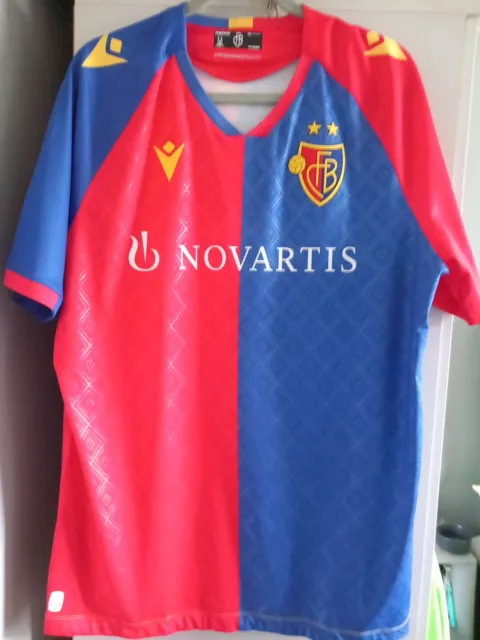 Fc Basel Shirt Home Shirt 23-23 Size Xxl Slim Fit