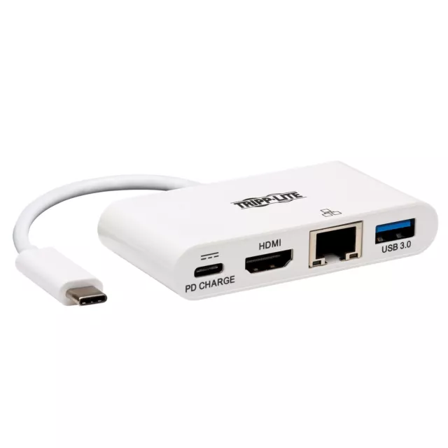 Tripp Lite U444-06N-H4GU-C USB-C (Type-C) to HDMI 4K Adapter with USB-A, USB-C P