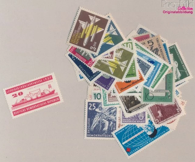 BRIEFMARKEN DDR 1957 Mi 559615 Jahrgang 1957 komplett postfrisch