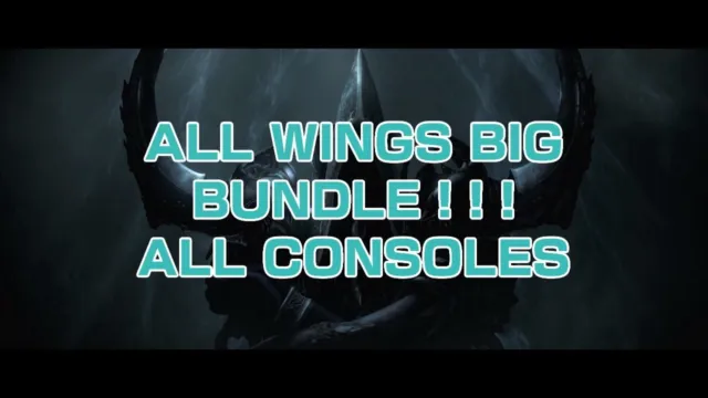 Diablo 3 All Wings Big Bundle - Tutte Le Console! ! ! - 27 Articoli