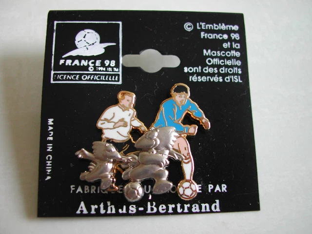 Pin's Coupe Du Monde France 98 - Football La Poste, édition Arthus, Zamac - Occasion