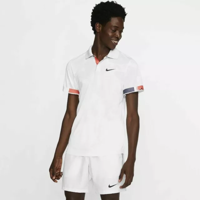 MENS NIKE BREATHE Dimitrov Melbourne Open TENNIS TOP T Shirt SIZE M BV0780 100 46.99 PicClick UK