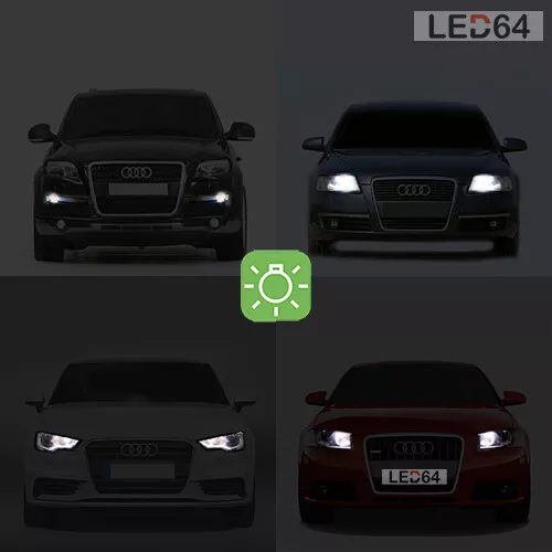 2 ampoules à LED pour les veilleuses / feux de position  Audi A4  B5  B6  B7 B8