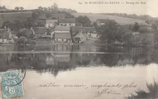 Saint-Honoré-les-Bains. L'étang du Seu  43550