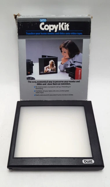 Sima CopyKit transferencia de películas caseras se desliza en cinta de video VHS/videocámara #254