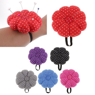 HERCHR Cuscinetti per Polsi da Polso Portaspilli Polsini da Polso Indossabili Cuscini per Spille per Cucire Supporto per Spille a Doppio Lato con Cintura Elastica da Polso 