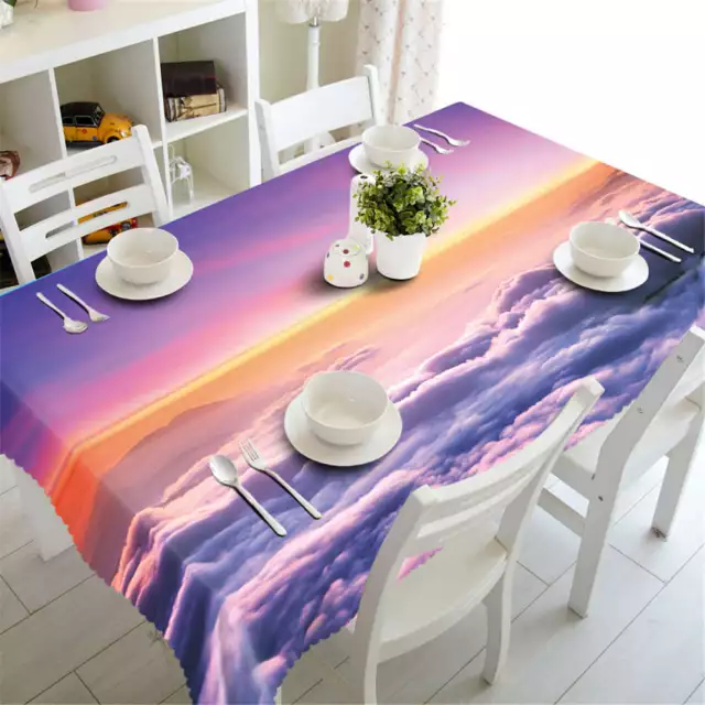 A Clear Mind 3D Tablecloth Table cover Cloth Rectangle Wedding Party Banquet