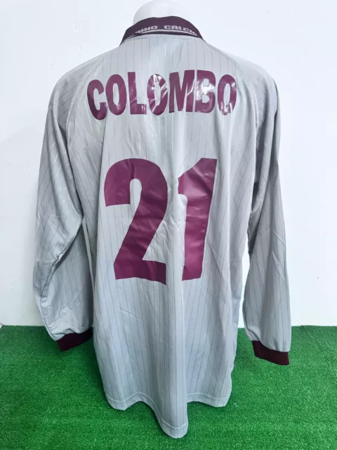 Maglia Torino Colombo Match Worn Issue Shirt Jersey Vintage Coa Camiseta 99/00