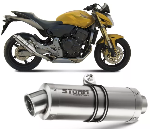 Pot D'Echappement Storm by Mivv Gp Acier pour Honda Hornet 600 2007 > 2013