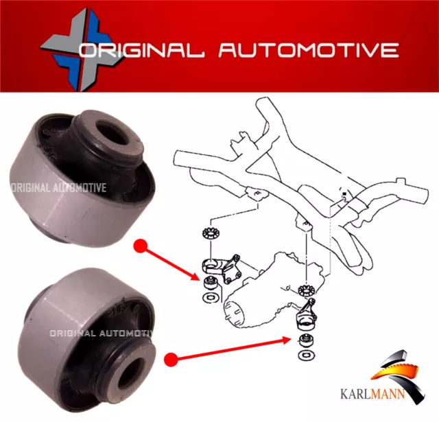 for CITREON C CROSSER 2007-2012 REAR DIFF DIFFERENTIAL SUPPORT MOUNTING BUSHS