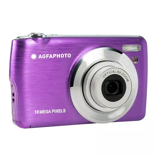 AgfaPhoto DC8200 lila Digitalkamera mit Tasche & 16GB ZUBEHÖRPAKET / NEU &OVP
