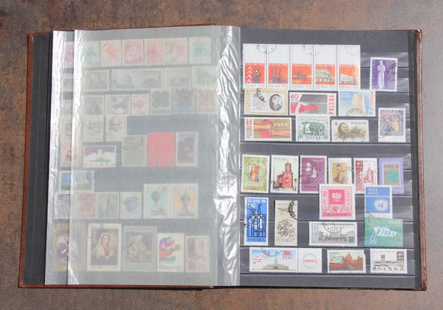 weltweit Briefmarken Album Sammlung Ungarn Rumänien Polen Russland Tschechei