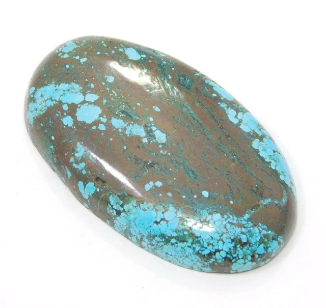 66.60 Ct Natural Arizona Morenci Blue Turquoise Cabochon Certified Gemstone