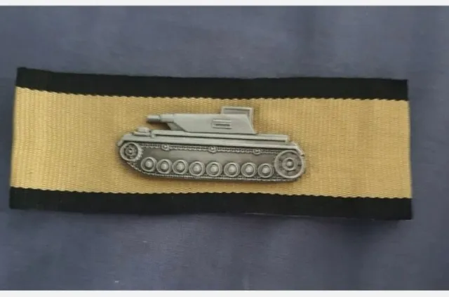 WW2 German Tank Destroyer Patch Gold (Reproduction).