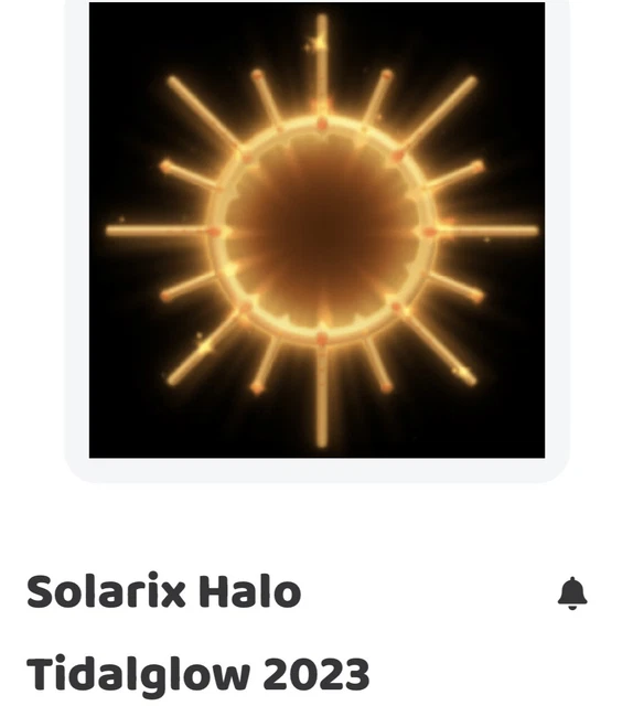 SAME DAY DELIVERY Roblox Royale High Solarix Halo Tidal Glow 2023 42.